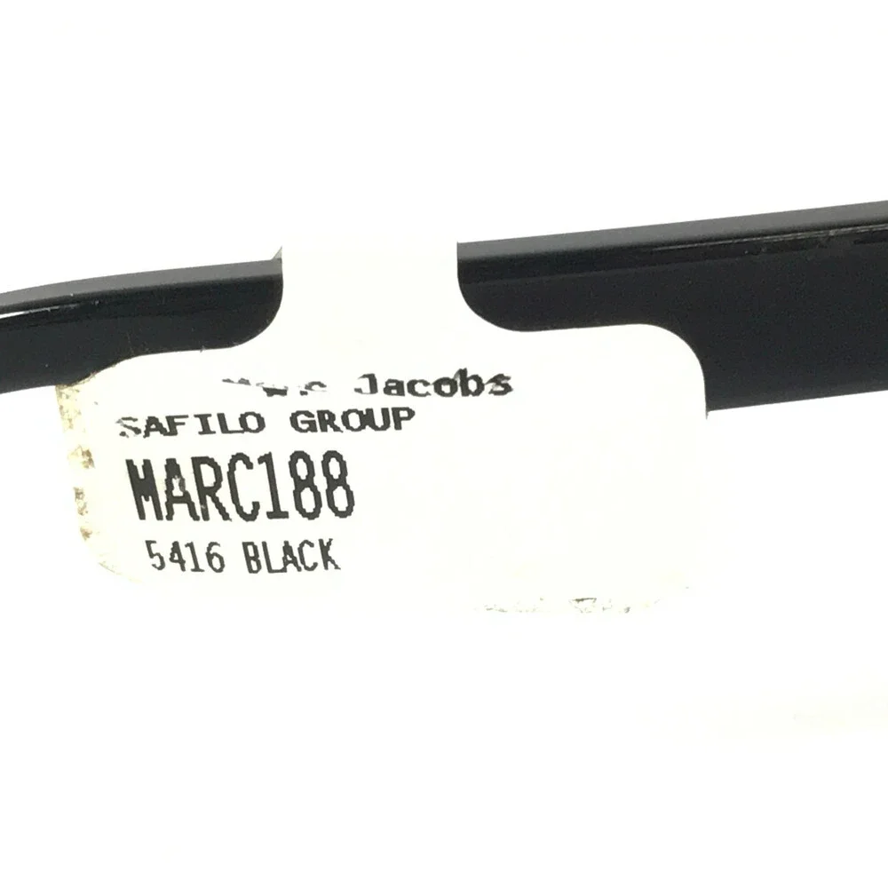 Marc Jacobs Eyeglasses Frames 188 807 Shiny Black Butterfly Full Rim 54-16-145